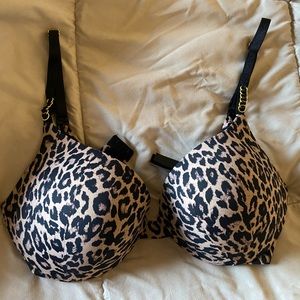 Victoria secret cheetah push-up bra